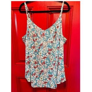 Torrid 3 (3X) New Disney Sea Life Ariel‎ Little Mermaid Ava Stretch Challis Cami